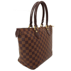 Louis Vuitton Brown Saleya Tote Damier Bag Ebene